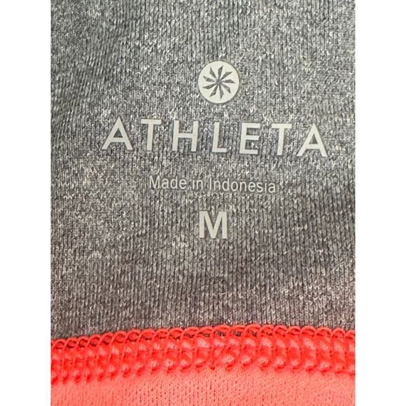 ATHLETA High Rise Acceleration Shorts Orange Lined Running Athletic Size Medium - Picture 6 of 8